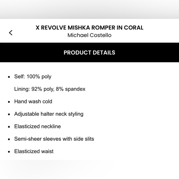 MICHAEL COSTELLO MISHKA ROMPER REVOLVE - Picture 7 of 7